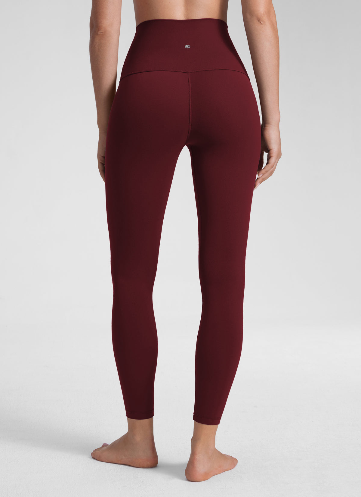 CRZ YOGA Women's Lounge Super High Rise Butterluxe Yoga Leggings 25'' Red Merlot @model_info:Malisa