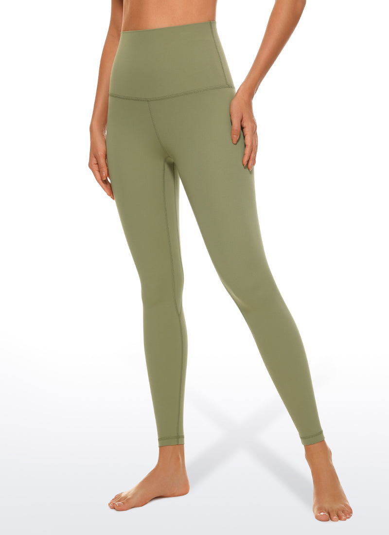 CRZ YOGA Women's Lounge Super High Rise Butterluxe Yoga Leggings 25'' Moss Green @model_info:D