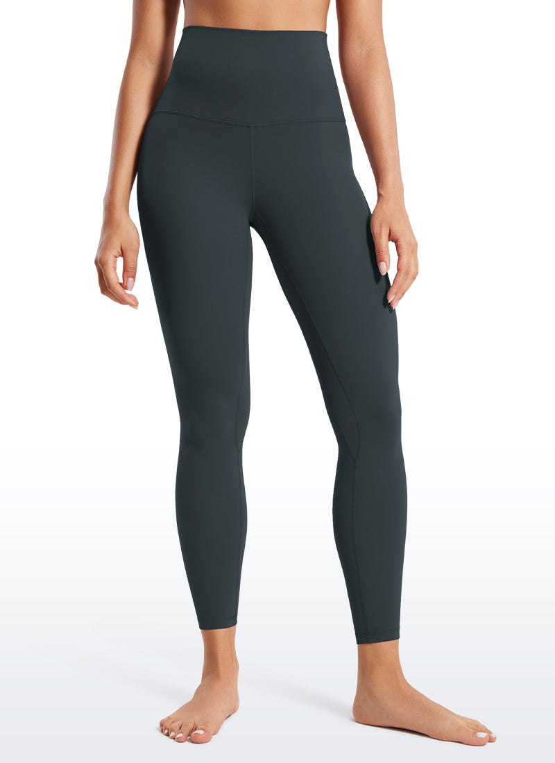 CRZ YOGA Women's Lounge Super High Rise Butterluxe Yoga Leggings 25'' Dark Green @model_info:Fiona