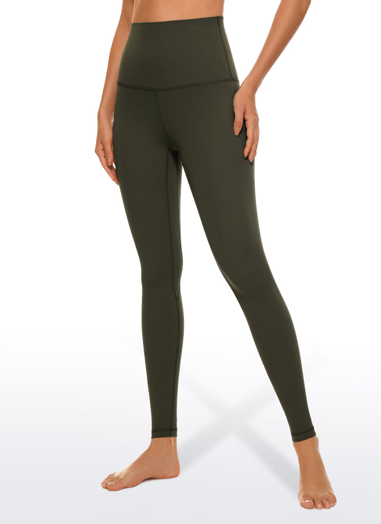 CRZ YOGA Women's Yoga Super High Waist Butterluxe Yoga Leggings 28'' True Navy