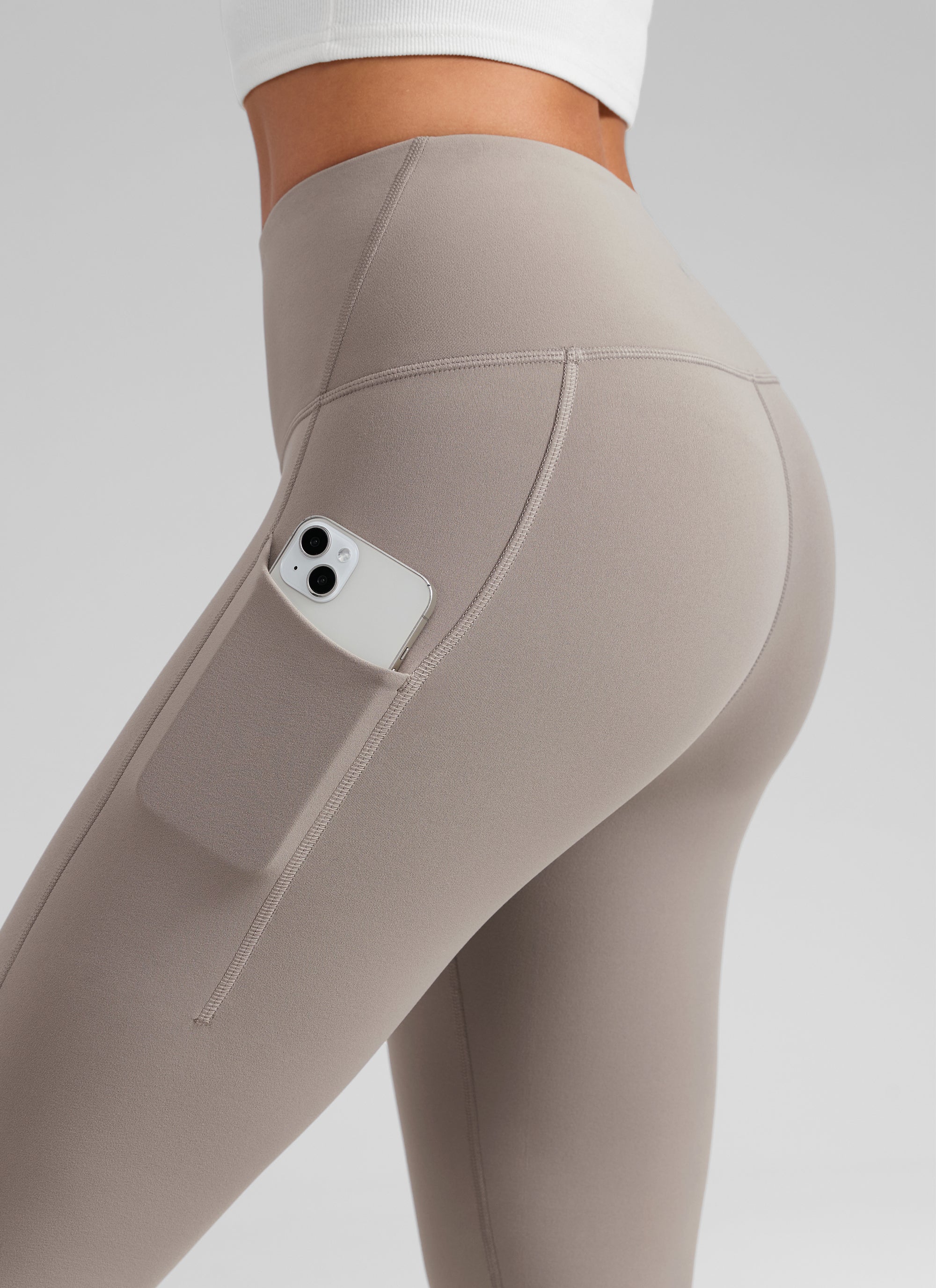 CRZ YOGA Women's Water-resistant Fleece Lined Pocket Leggings 28