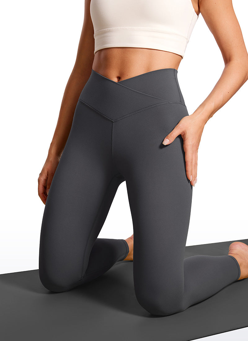 Butterluxe Yoga Leggings 28''- V Cross Waist