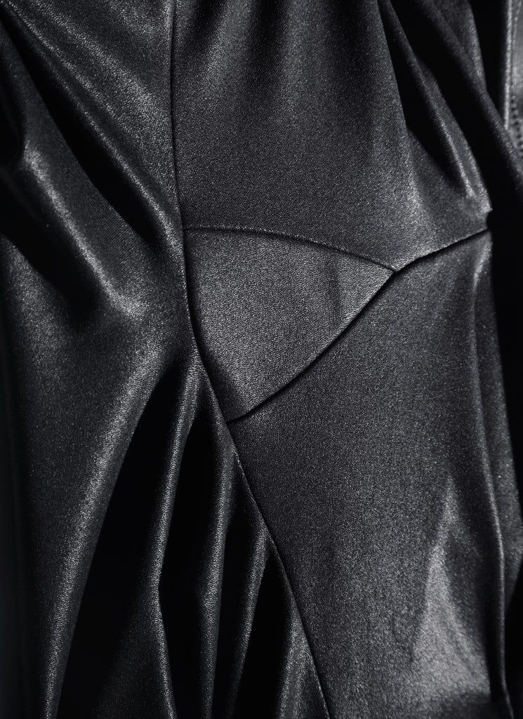 CRZ YOGA Women Butterluxe Matte Faux Leather No Front Seam Leggings 26.5'' Black Classic