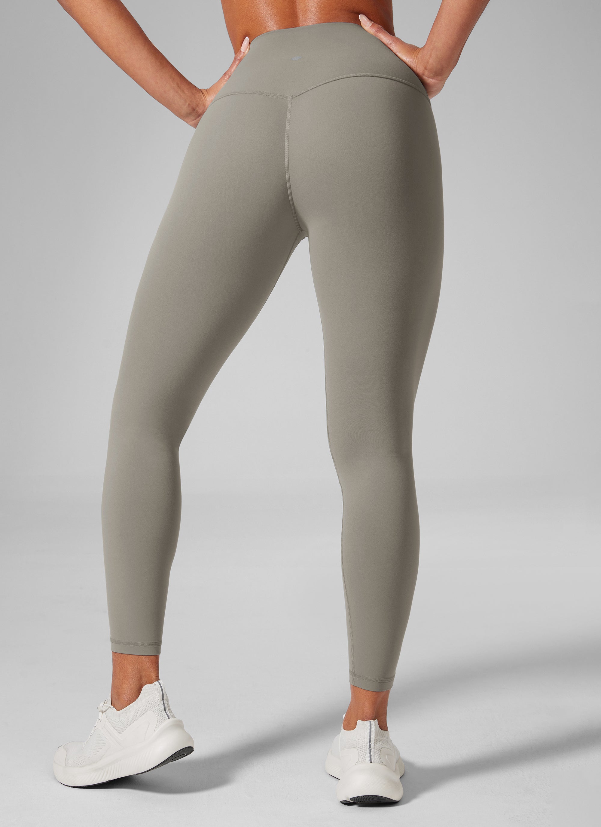 CRZ YOGA Women's Workout High Rise Butterlift Yoga Leggings 25'' Dark Forest Green