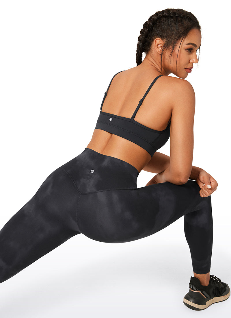 CRZ YOGA Women's Workout High Rise Butterlift Yoga Leggings 25'' Black