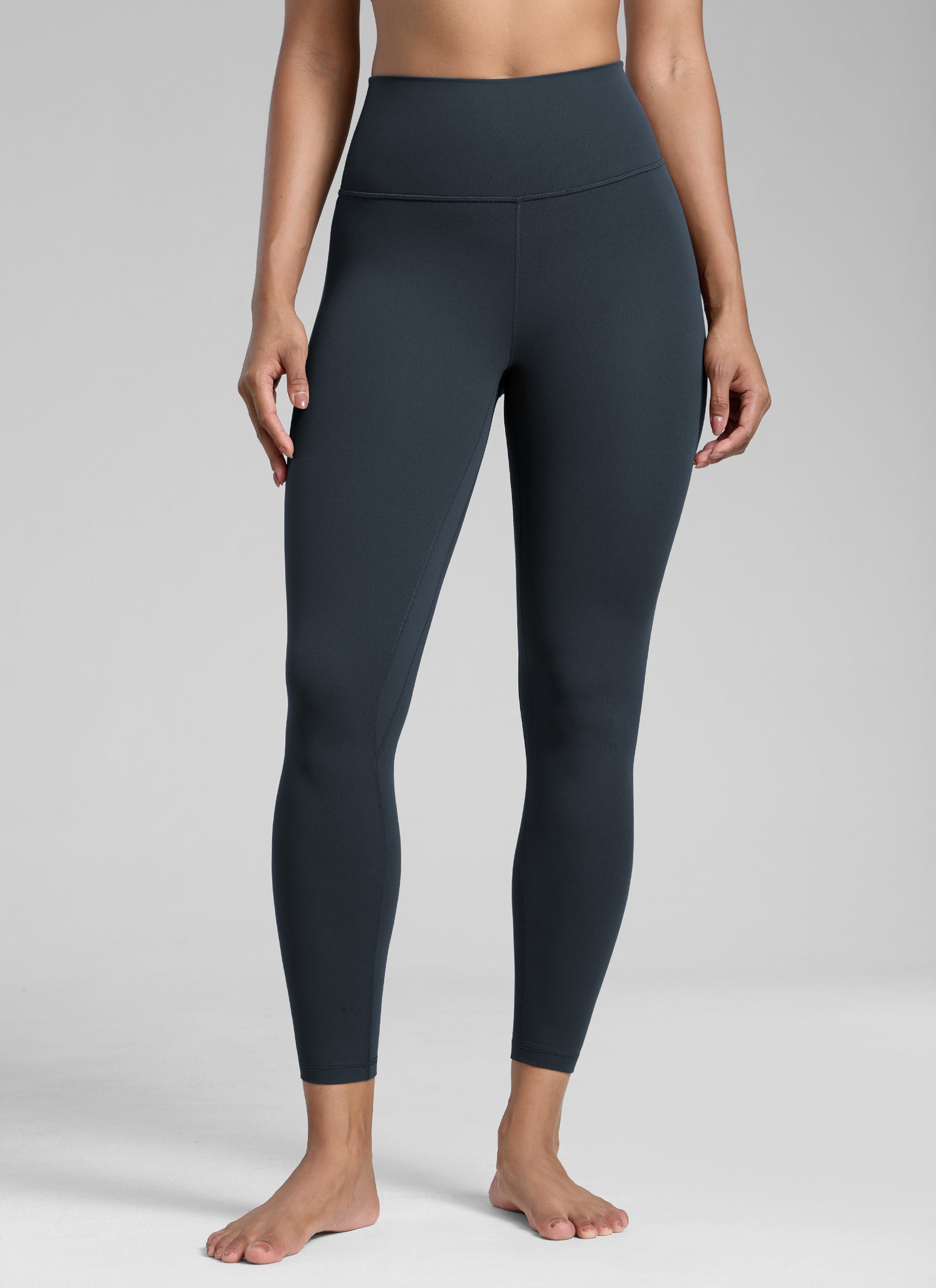 CRZ YOGA Women's Workout High Rise Butterlift Yoga Leggings 25'' Black