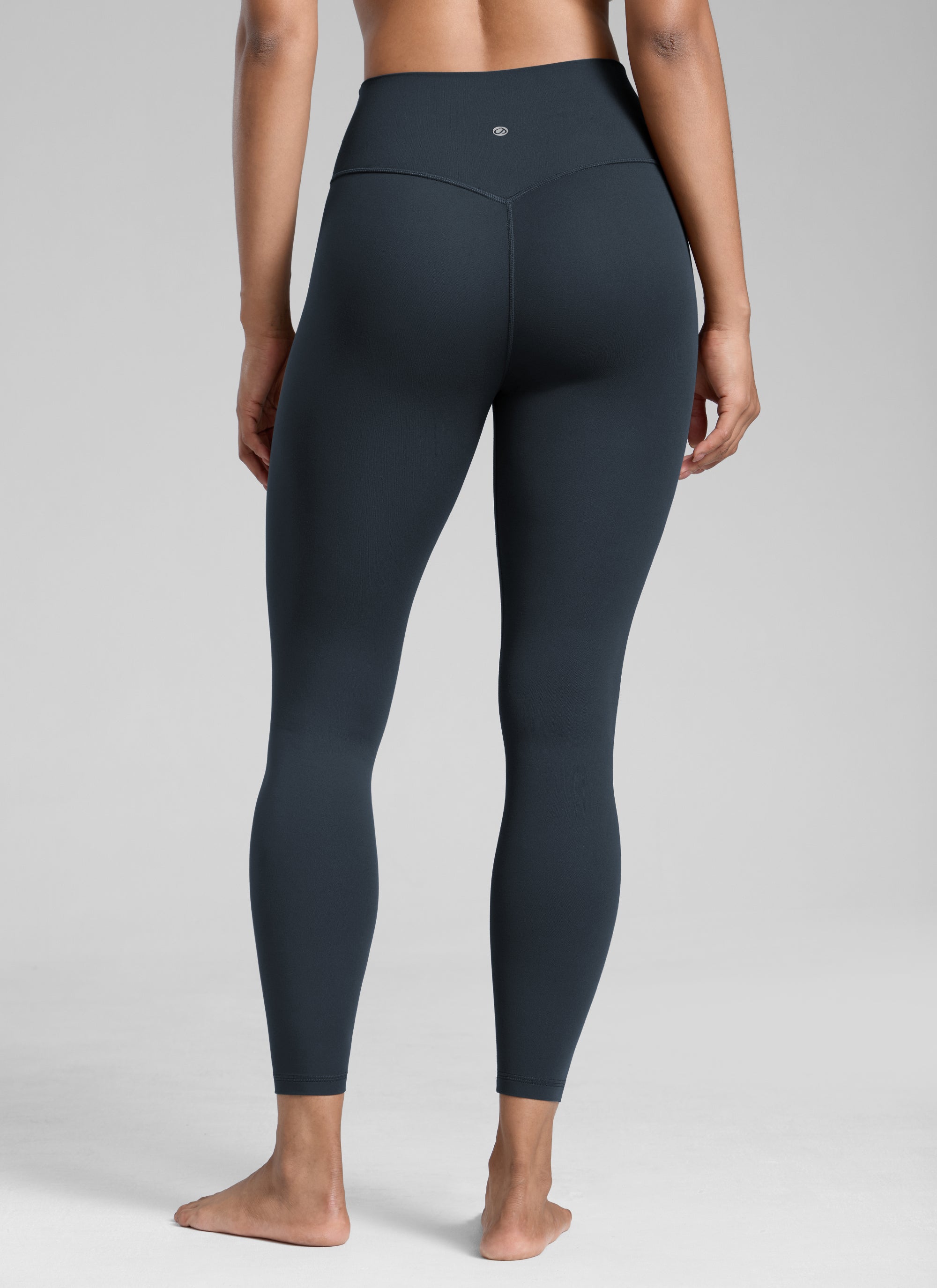 CRZ YOGA Women's Workout High Rise Butterlift Yoga Leggings 25'' Black