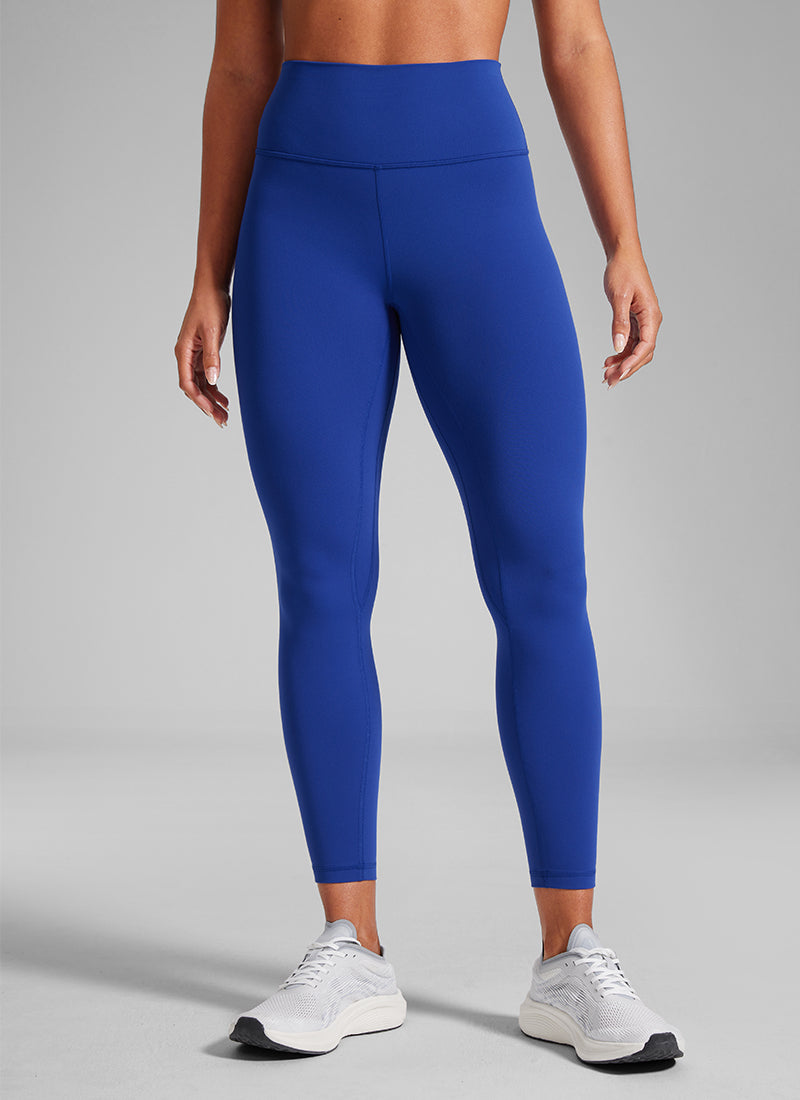 CRZ YOGA Women's Workout High Rise Butterlift Yoga Leggings 25'' Waves Blue