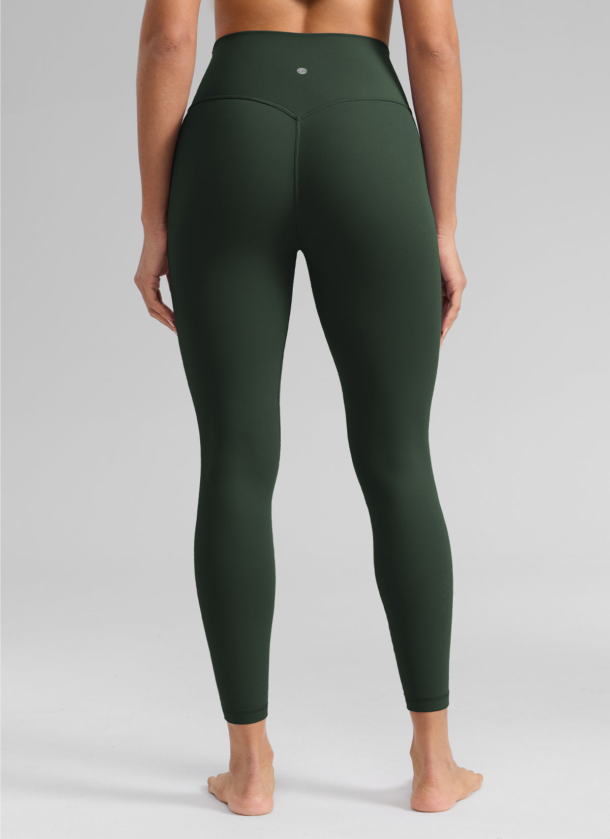 CRZ YOGA Women's Workout High Rise Butterlift Yoga Leggings 25'' Legend Green @model_info:D