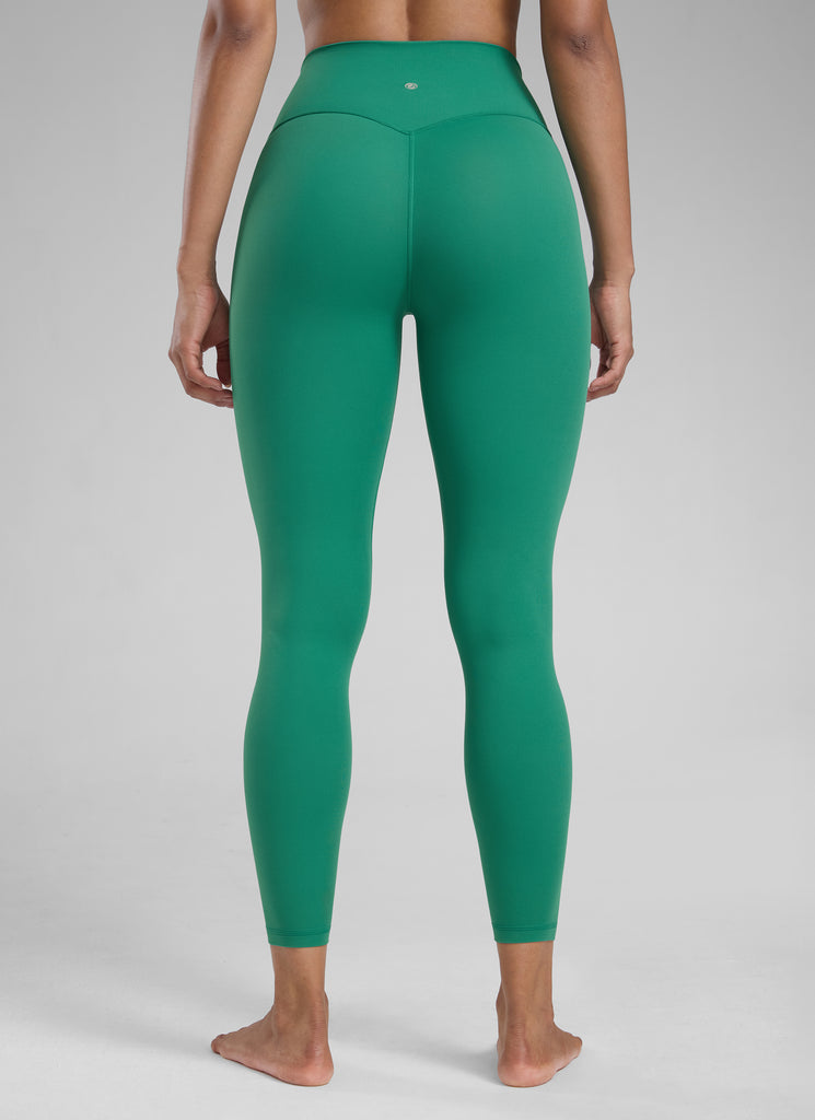 CRZ YOGA Women's Workout High Rise Butterlift Yoga Leggings 25'' Cascadia Green