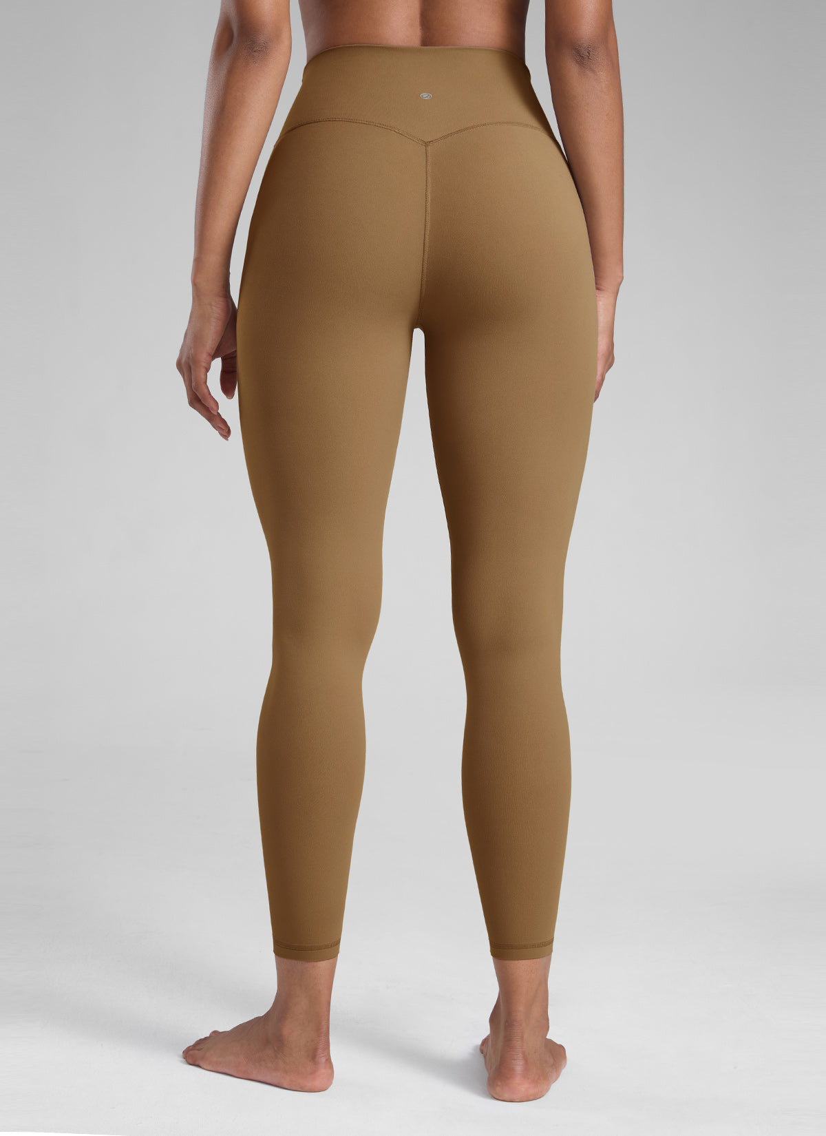 CRZ YOGA Women's Workout High Rise Butterlift Yoga Leggings 25'' Allspice @model_info:Barbara