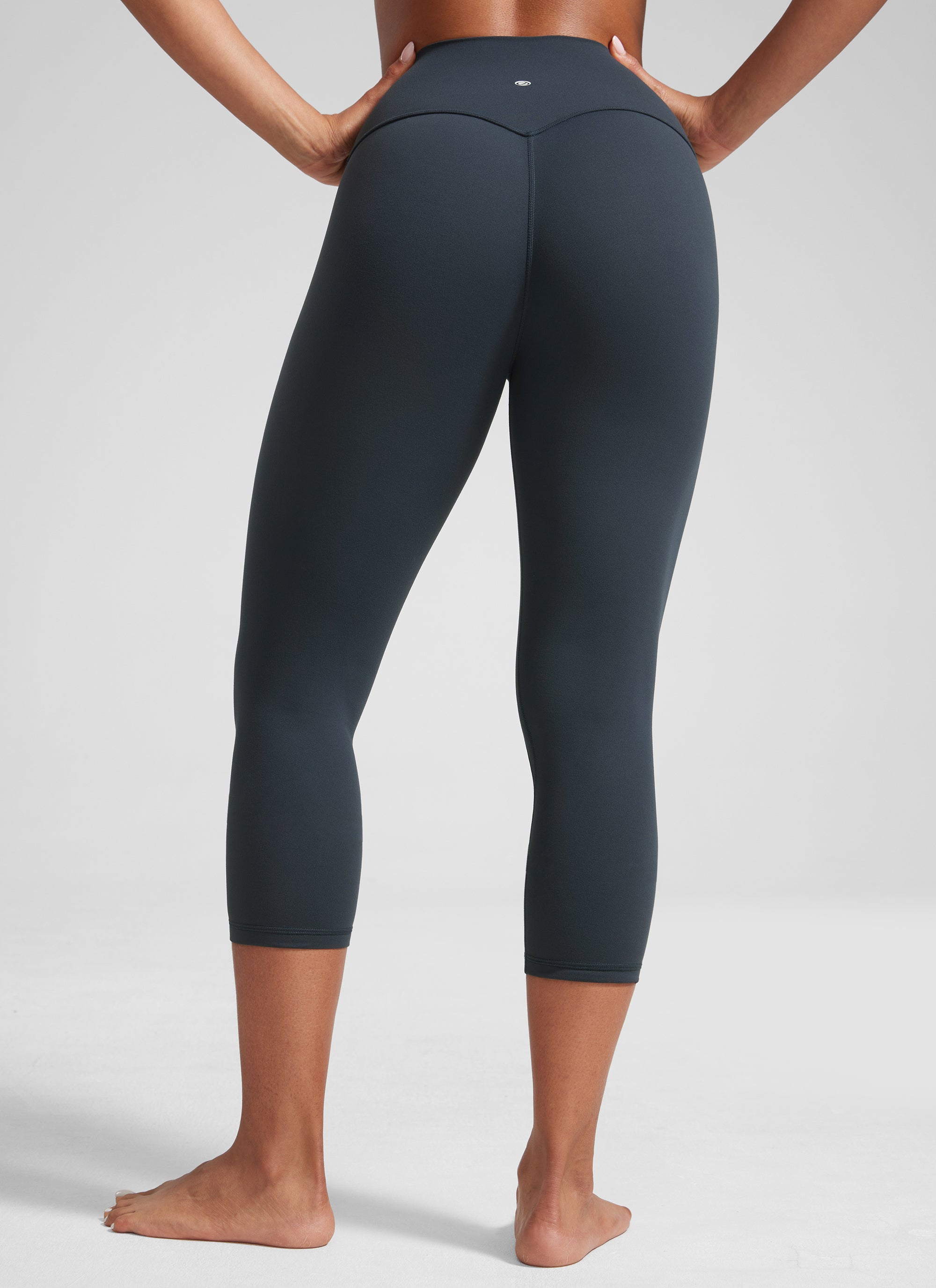 CRZ YOGA Women's High Waisted Capris Workout Leggings 21