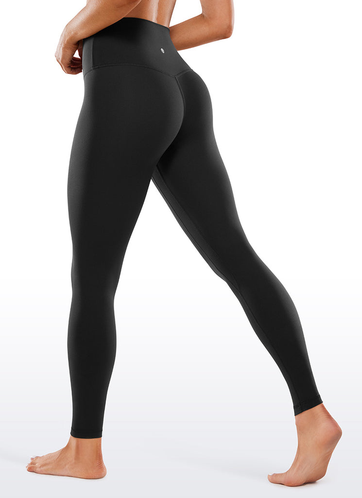 CRZ YOGA Women's Butterluxe Double seamed Yoga Leggings 28" Larkspur Blue