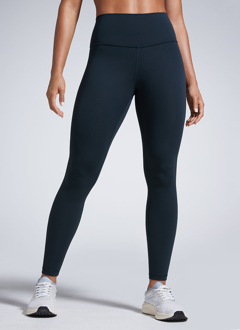 CRZ YOGA Women's Workout High Rise Butterbreeze Training Leggings 28'' True Navy