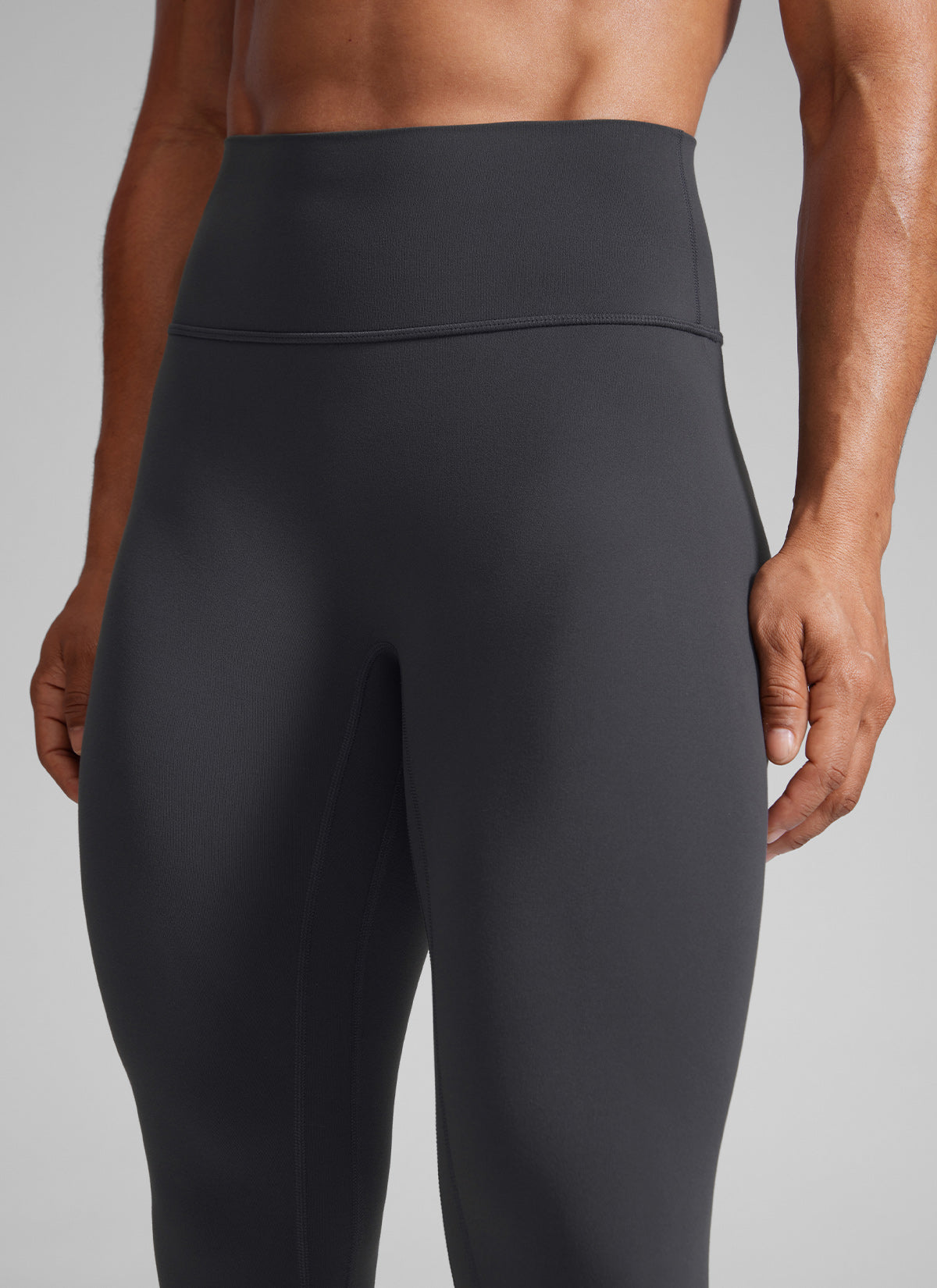 CRZ YOGA Women Butterlift High Rise Scrunch Butt Legging No Front Seam Mysterious Grey