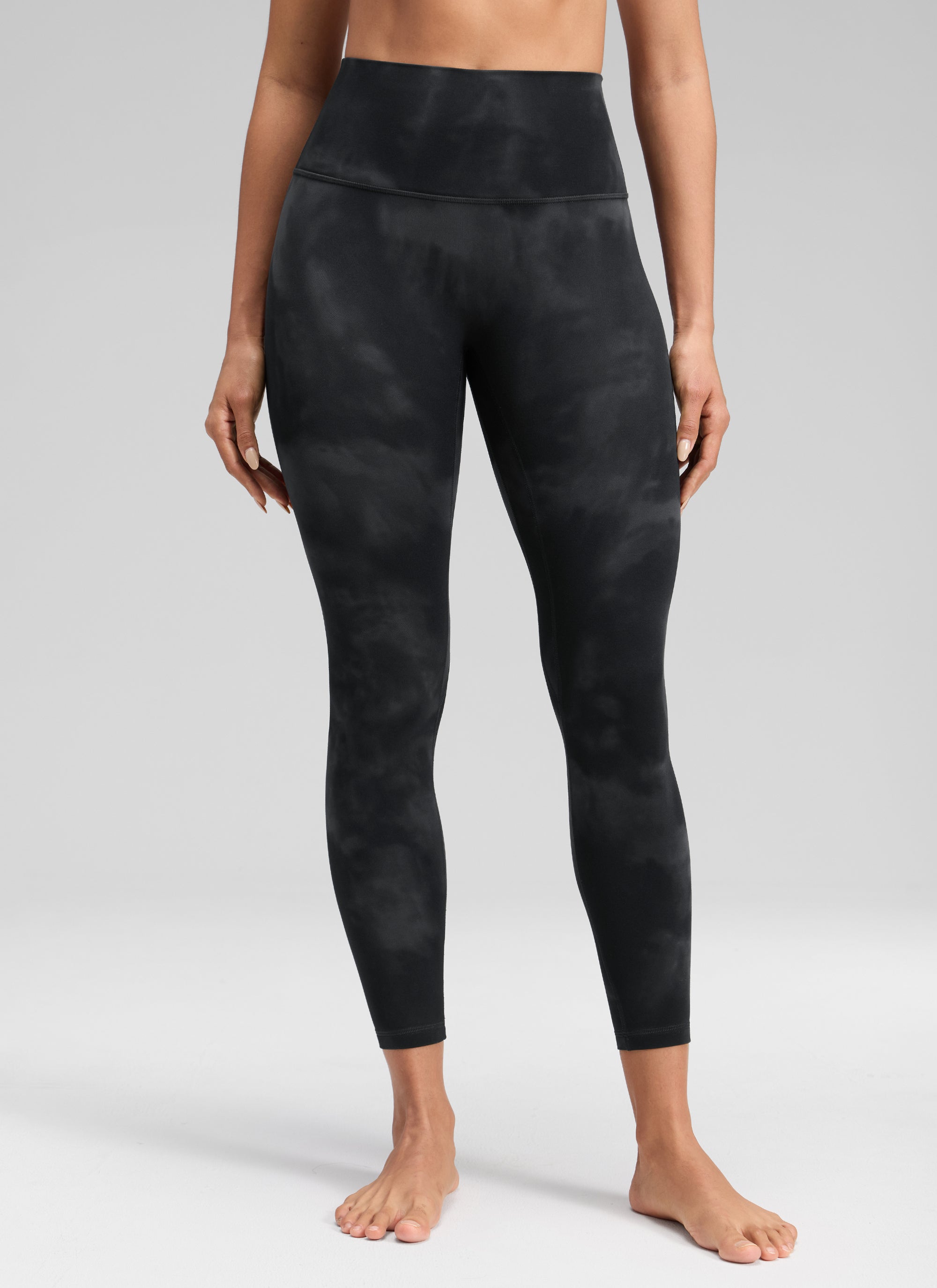 CRZ YOGA Women's Butterluxe Yoga High Rise No Front Seam Legging 25'' True Navy