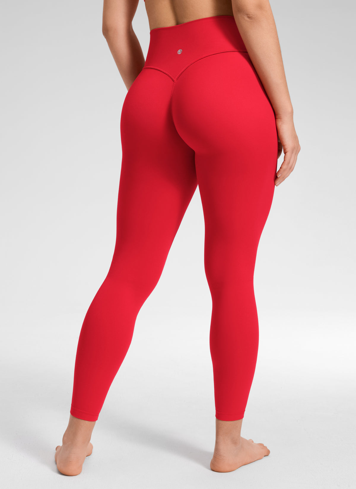 CRZ YOGA Softretch Secretsculpt™ Minor High Rise Front Seam Legging Aurora Red @model_info:Mavi