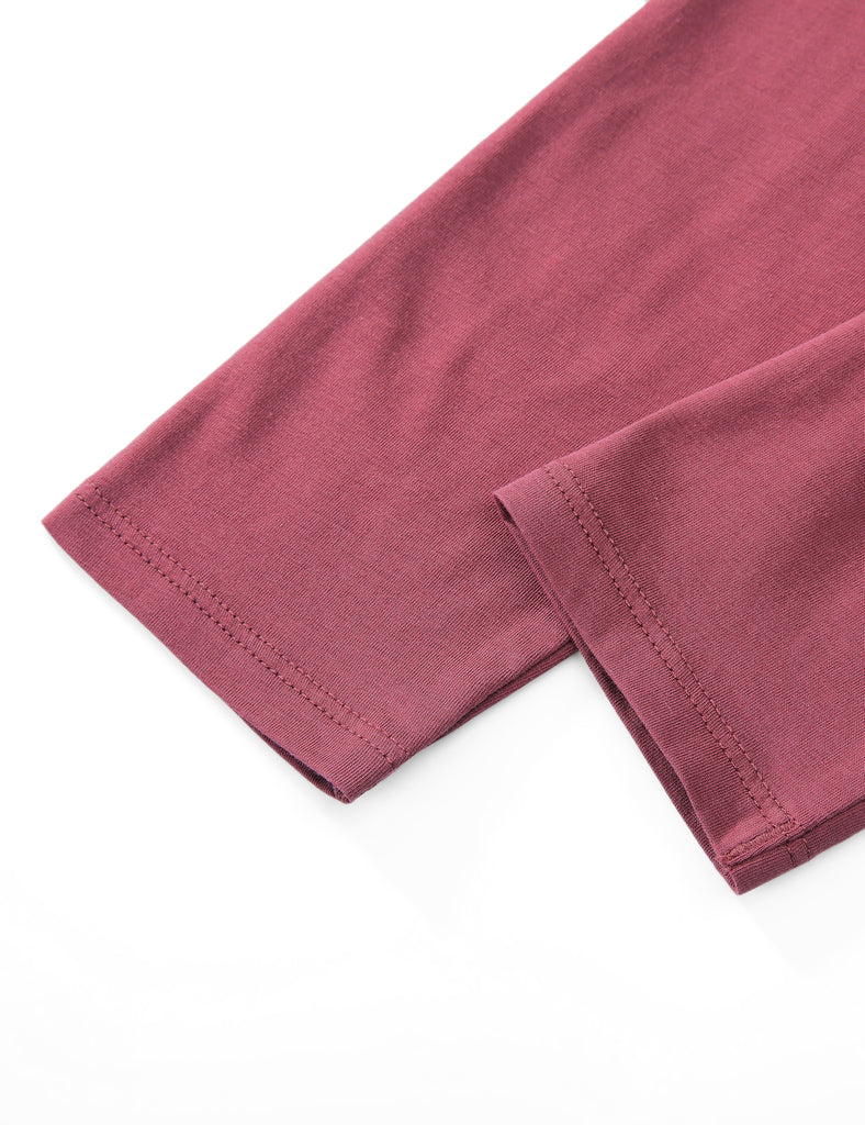 CRZ YOGA Women's Casual Loose Fit Pima Cotton Long Sleeves Boat Neck Carbon heather