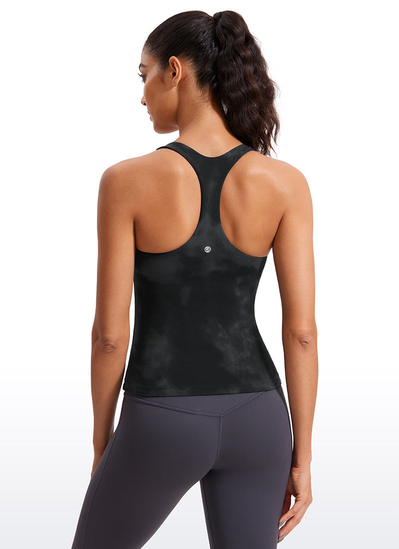 Butterluxe Waist Length Built in Bra Tank