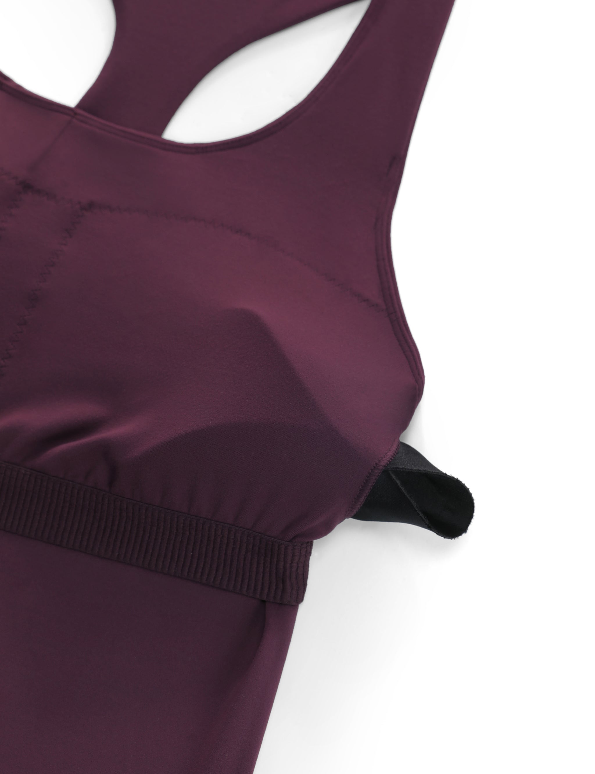 Butterluxe Waist Length Built in Bra Tank