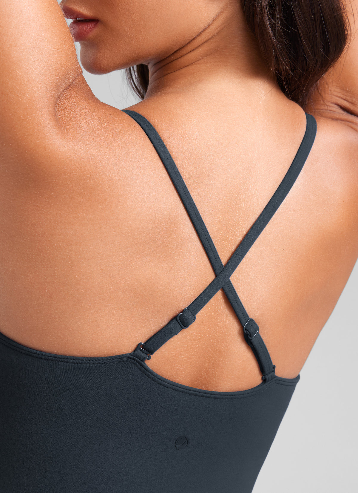 CRZ YOGA Butterluxe Spaghetti Strap Athletic Casual Tennis Dresses True Navy @model_info:Winma