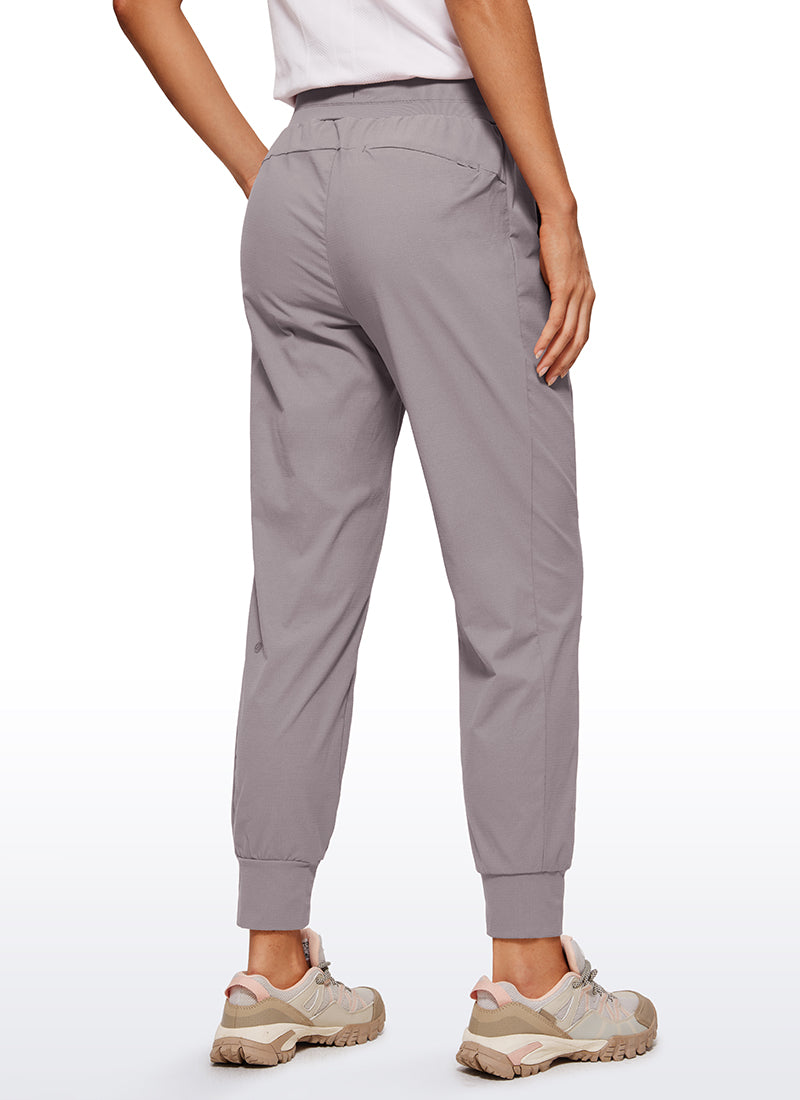CRZ YOGA Women's Hiking Casual Relaxed Fit Ripstop Jogger Pockets 28'' Lunar Rock