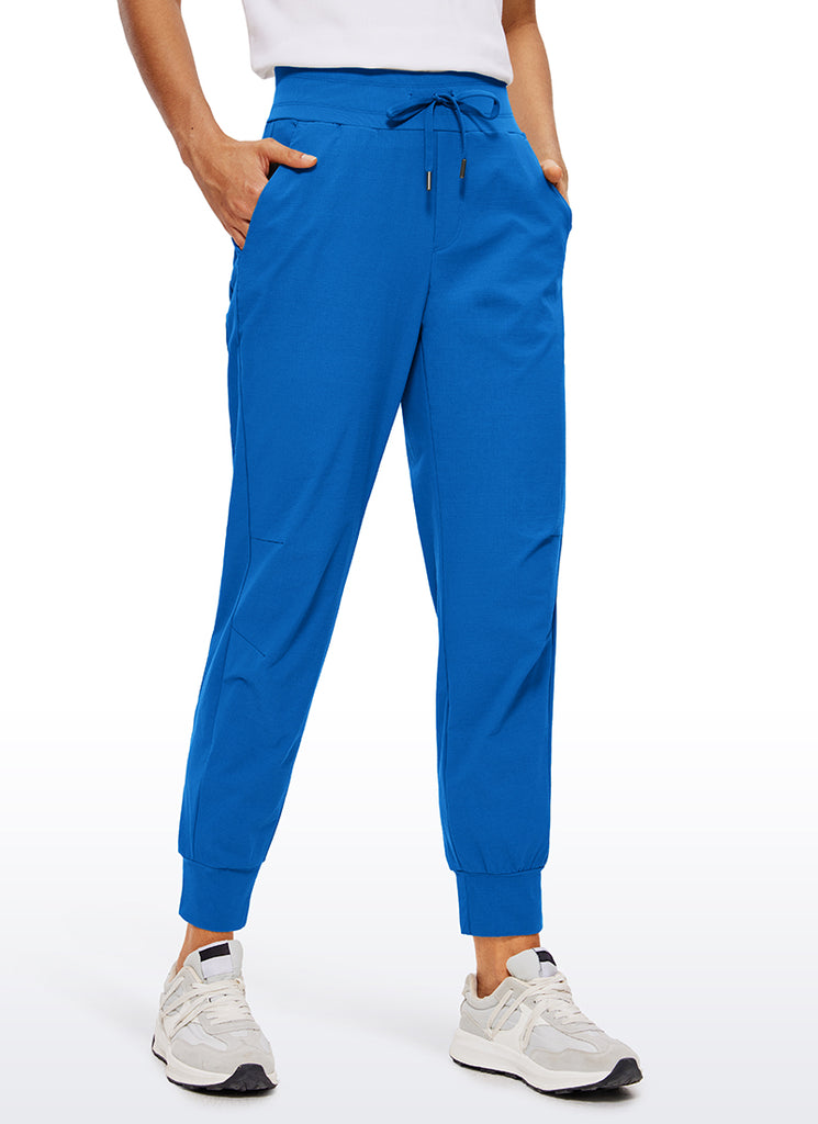 CRZ YOGA Women's Hiking Casual Relaxed Fit Ripstop Jogger Pockets 28'' The Cognac Brown