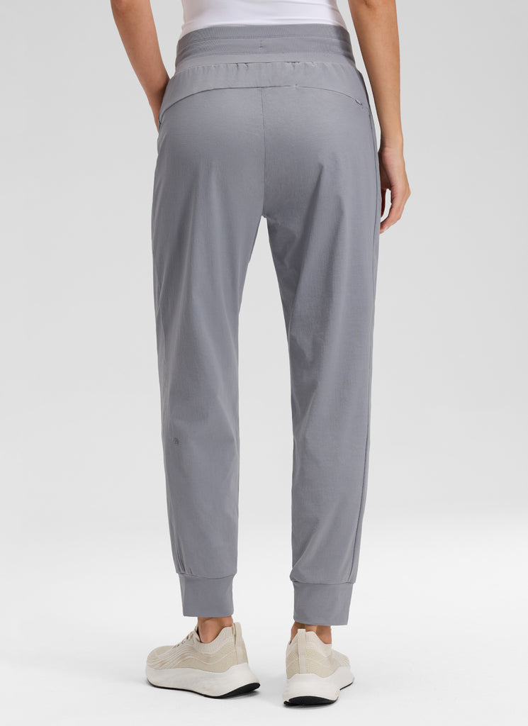 CRZ YOGA Women's Hiking Casual Relaxed Fit Ripstop Jogger Pockets 28'' Sparkle Blue