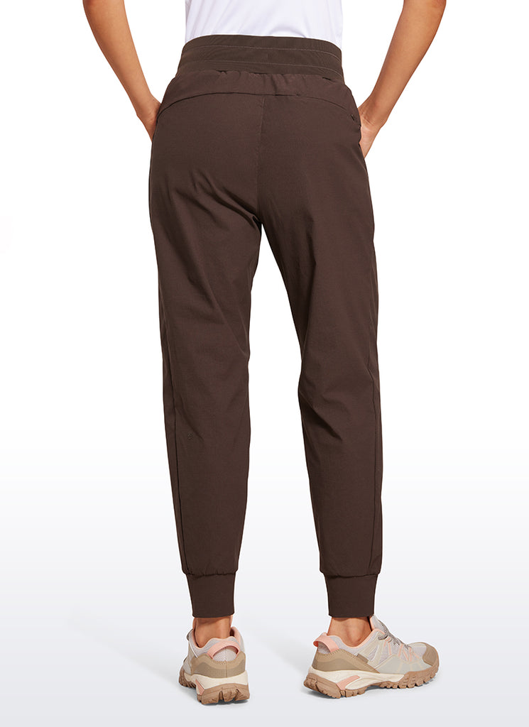 CRZ YOGA Women's Hiking Casual Relaxed Fit Ripstop Jogger Pockets 28'' Grey Sage