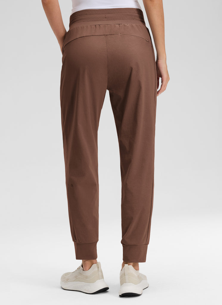 CRZ YOGA Women's Hiking Casual Relaxed Fit Ripstop Jogger Pockets 28'' Light Army Green