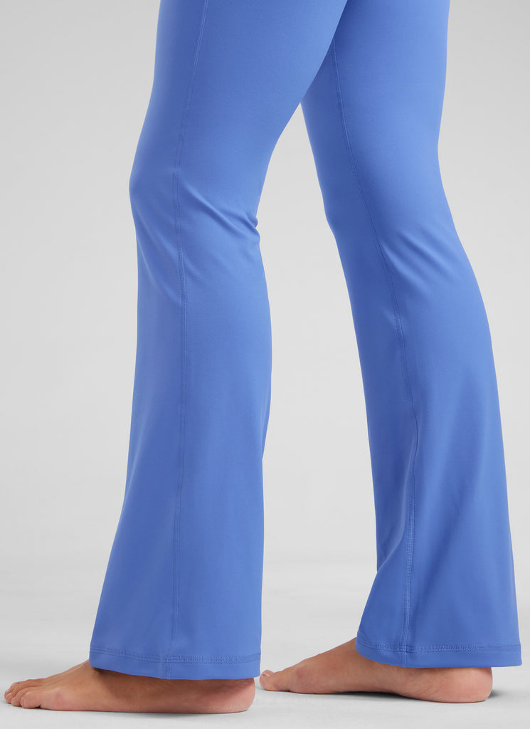 Butterluxe High Waist Flare Wide Leg Bootcut Pockets Leggings 31" True Navy