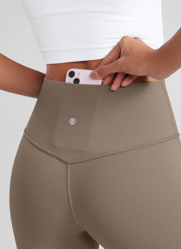 CRZ YOGA Women's Butterluxe High Waist Flare Leg Bootcut Leggings 32" Pitch Blue