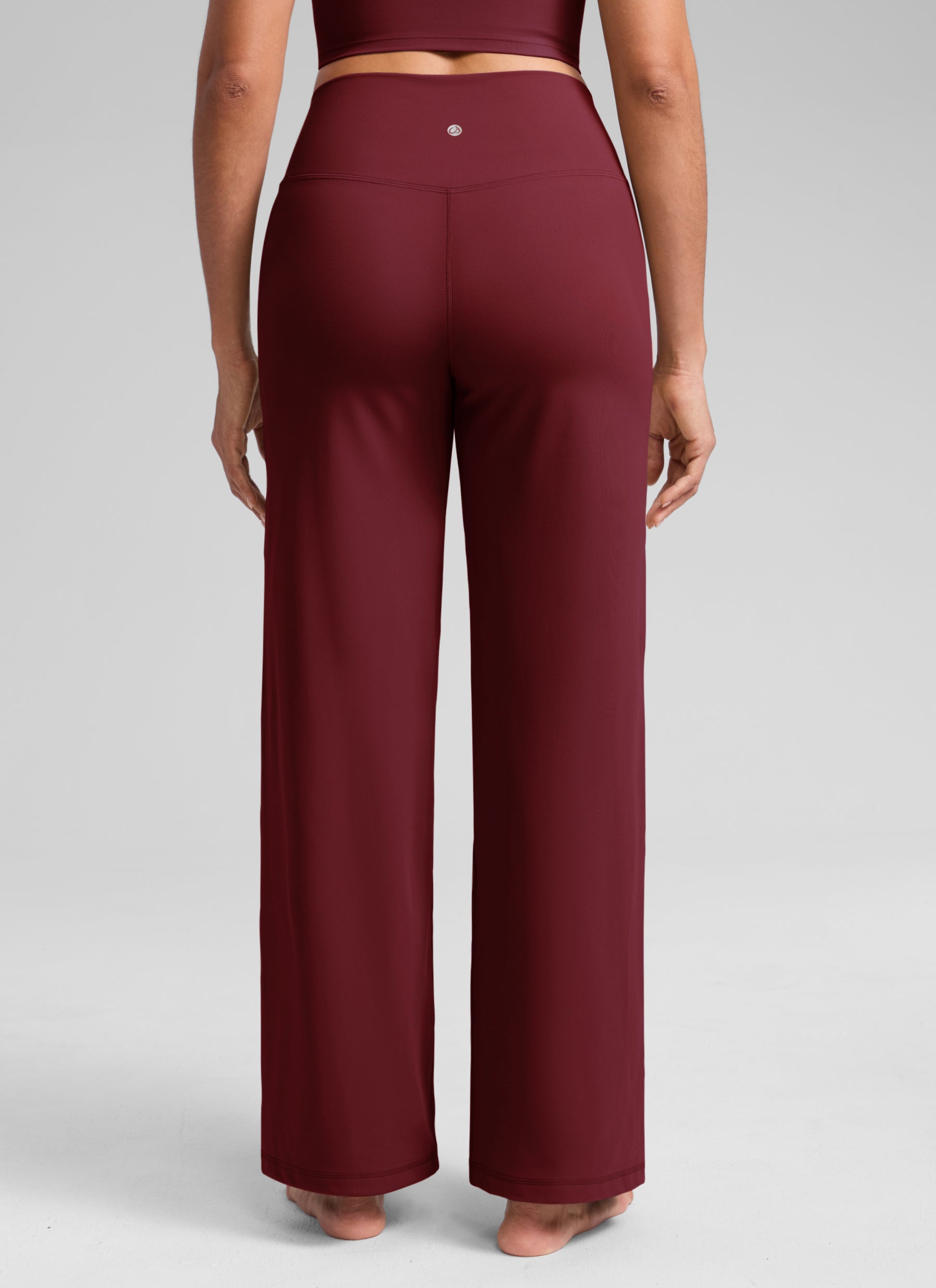 CRZ YOGA Women's Butterlift High Waisted Wide Leg Pants with Pockets 33