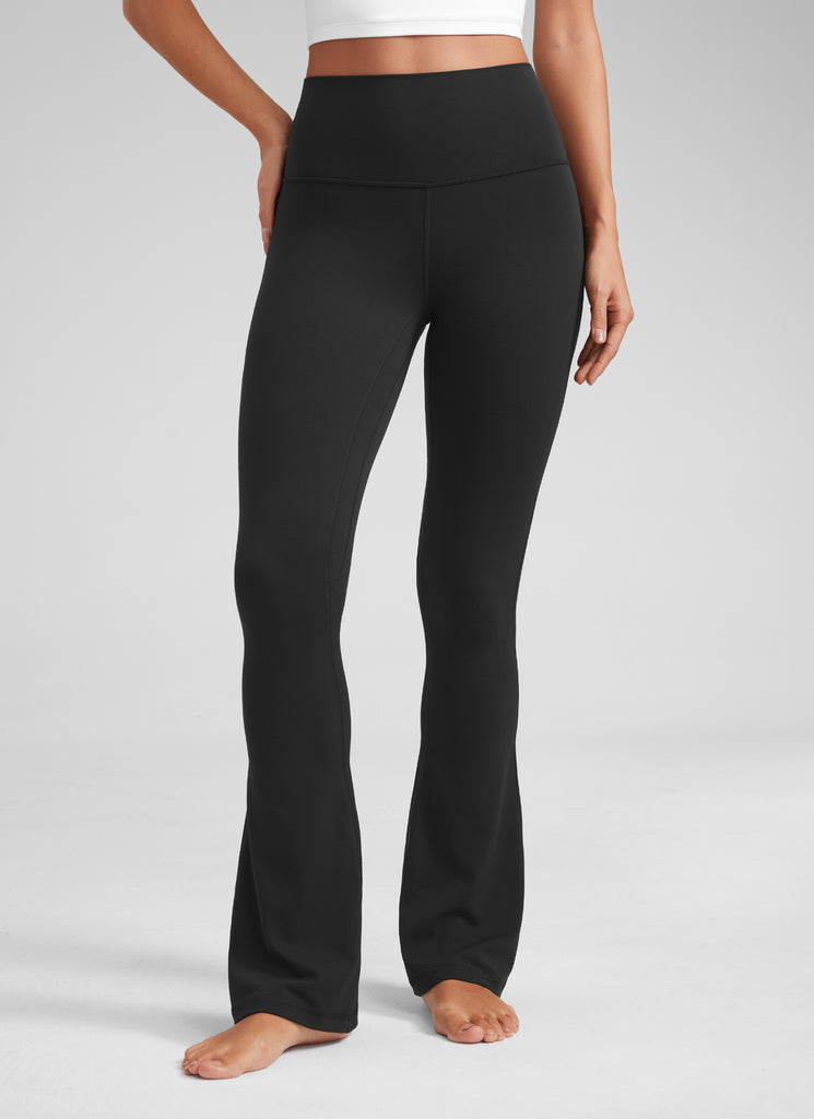 CRZ YOGA Women  Butterluxe High Waist Pockets Mini Flared Leggings 32" Sterling