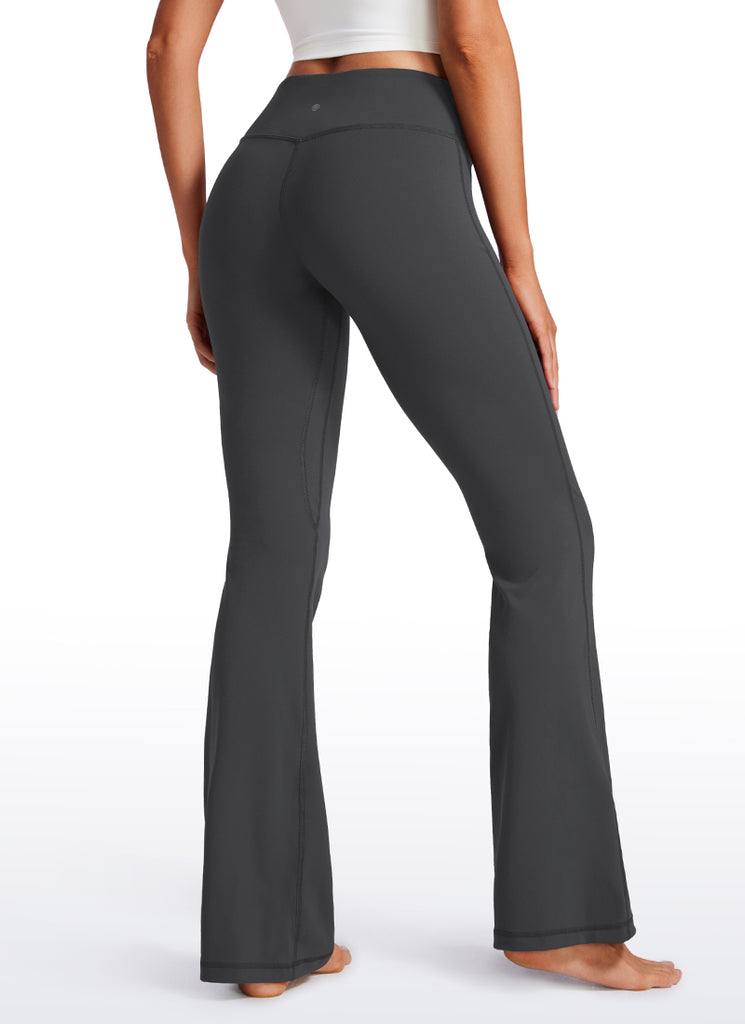 CRZ YOGA Womens Butterluxe Low Rise Flare Leggings 32" Twilight Blue