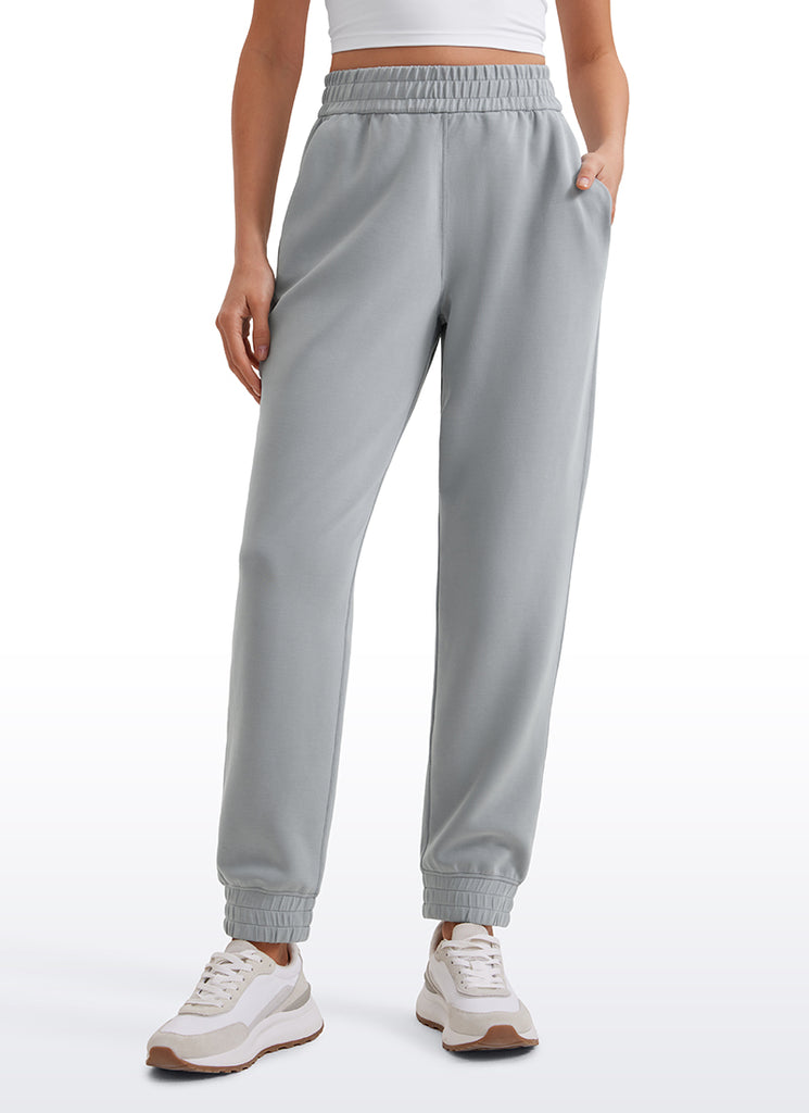 CRZ YOGA Women SoftAura Sweatpants High Waisted Pockest Joggers 28" Sterling