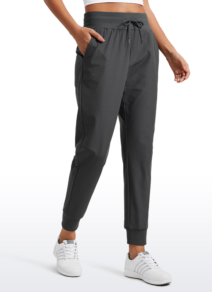 CRZ YOGA Women's Golf All-day Slim-Fit Joggers 27.5'' with pockets True Navy