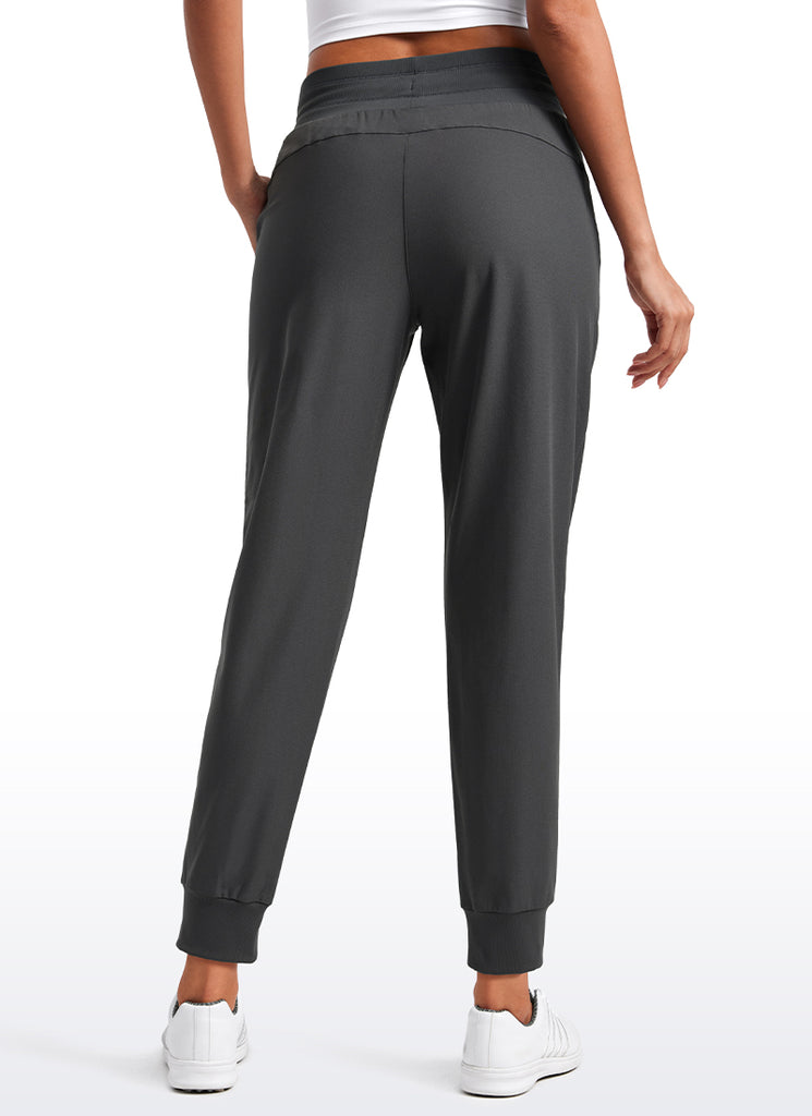 CRZ YOGA Women's Golf All-day Slim-Fit Joggers 27.5'' with pockets True Navy