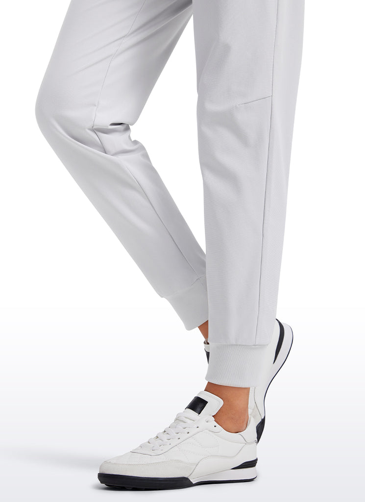 CRZ YOGA Women's Golf All-day Slim-Fit Joggers 27.5'' with pockets Mysterious Grey