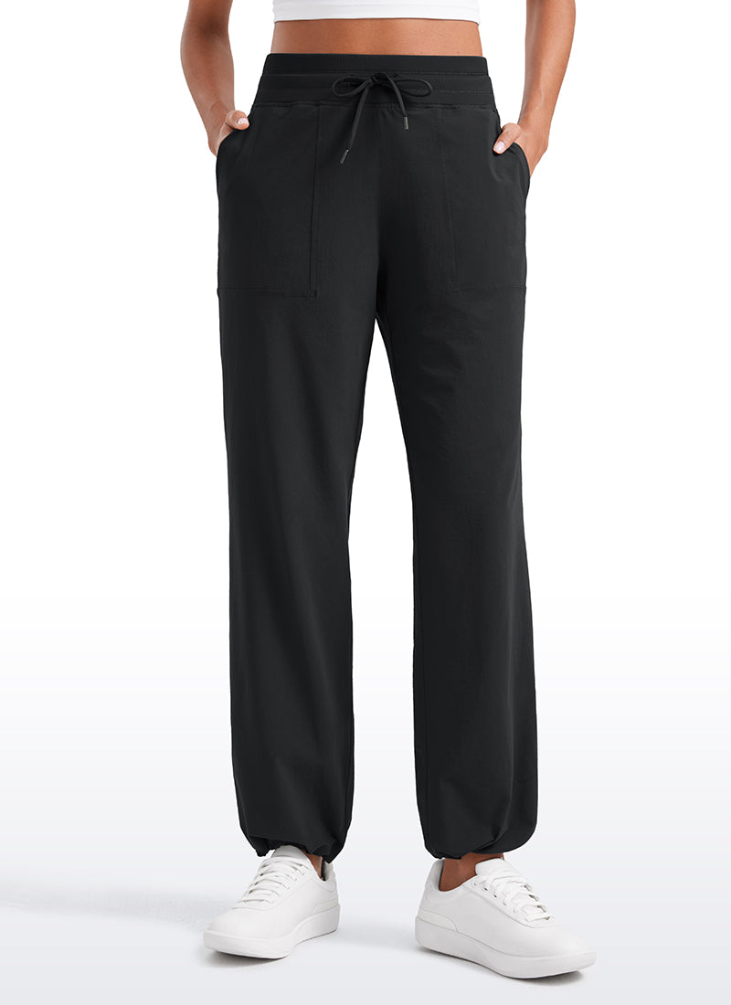 CRZ YOGA Women Stretch Straight Leg High Waisted Casual Pants 30