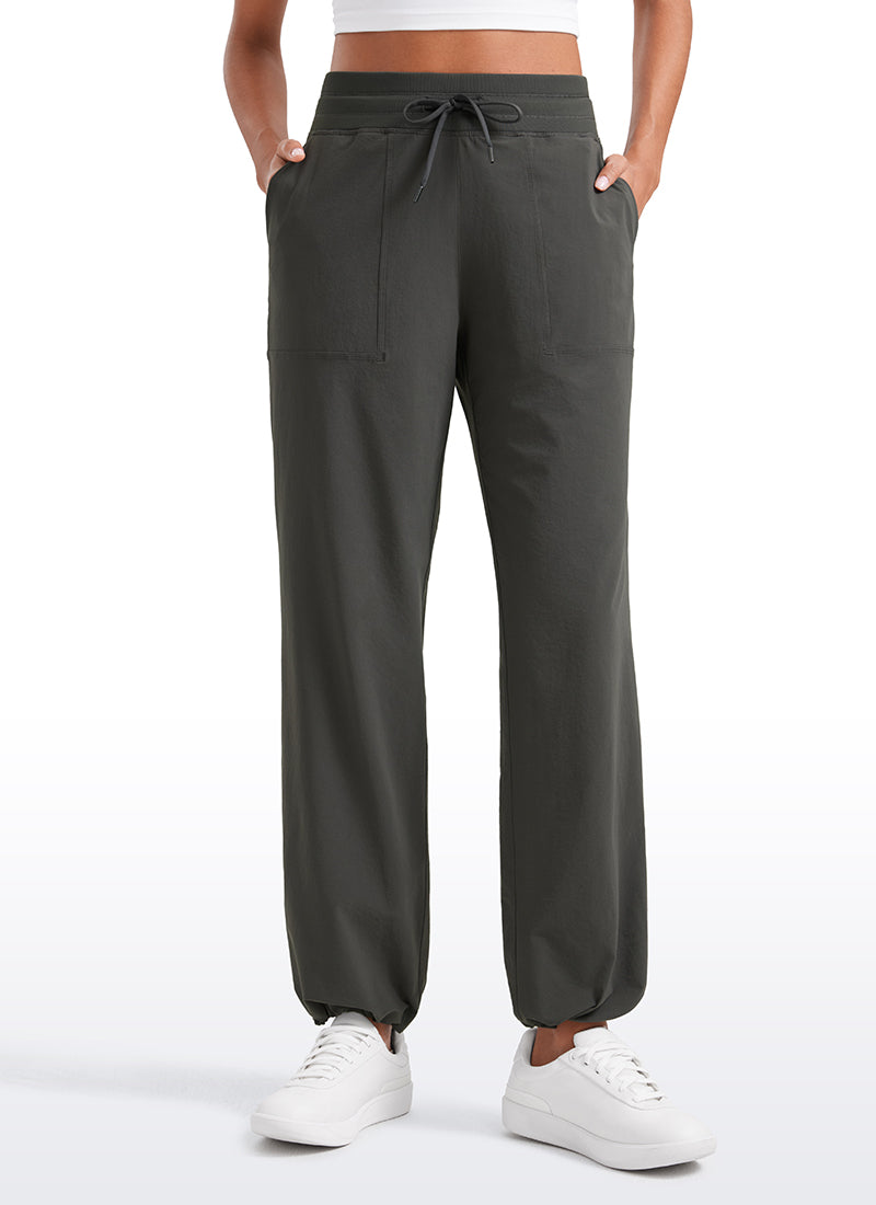 CRZ YOGA Women Stretch Straight Leg High Waisted Casual Pants 30