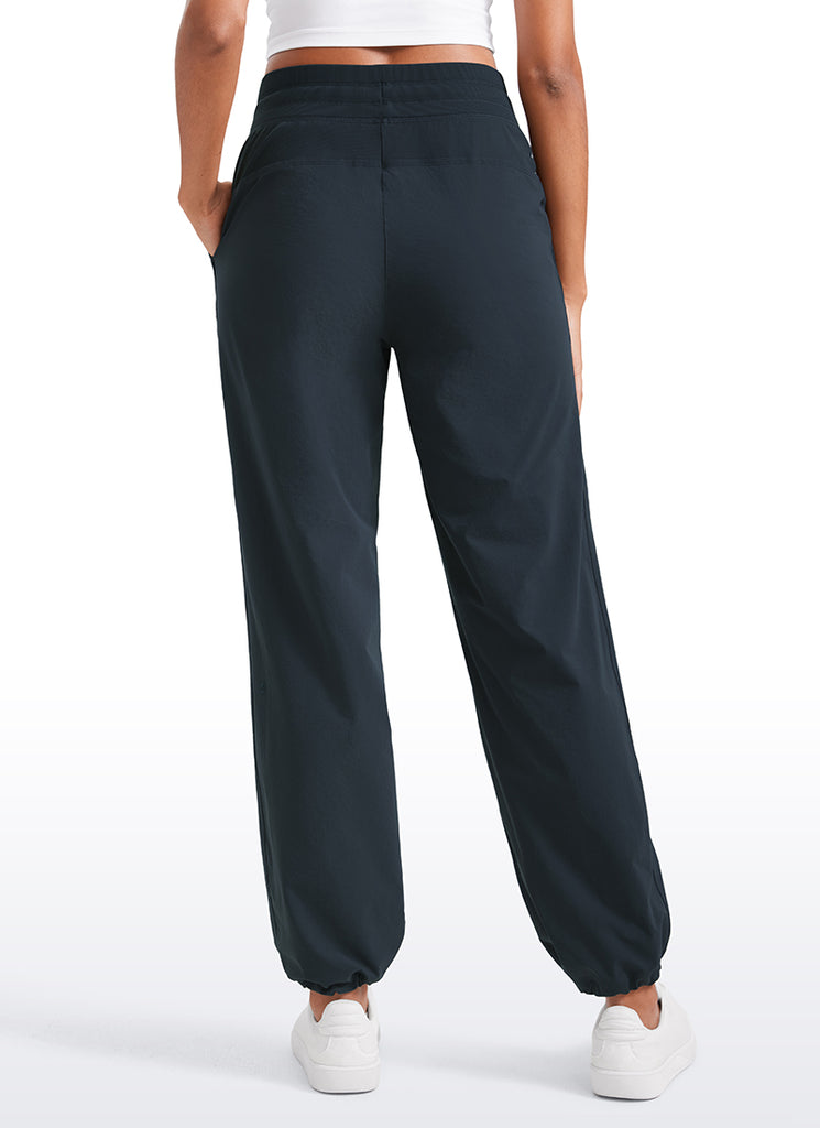 CRZ YOGA Women Stretch Straight Leg High Waisted Casual Pants 30" Arbor Olive