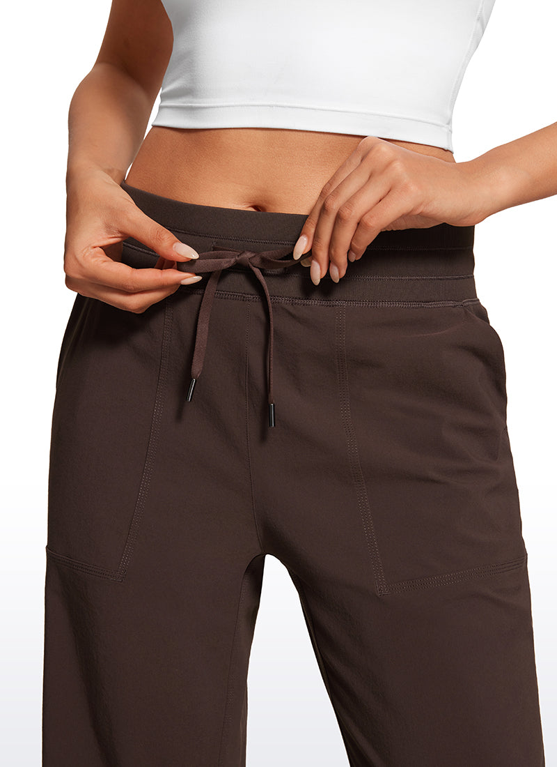CRZ YOGA Women Stretch Straight Leg High Waisted Casual Pants 30