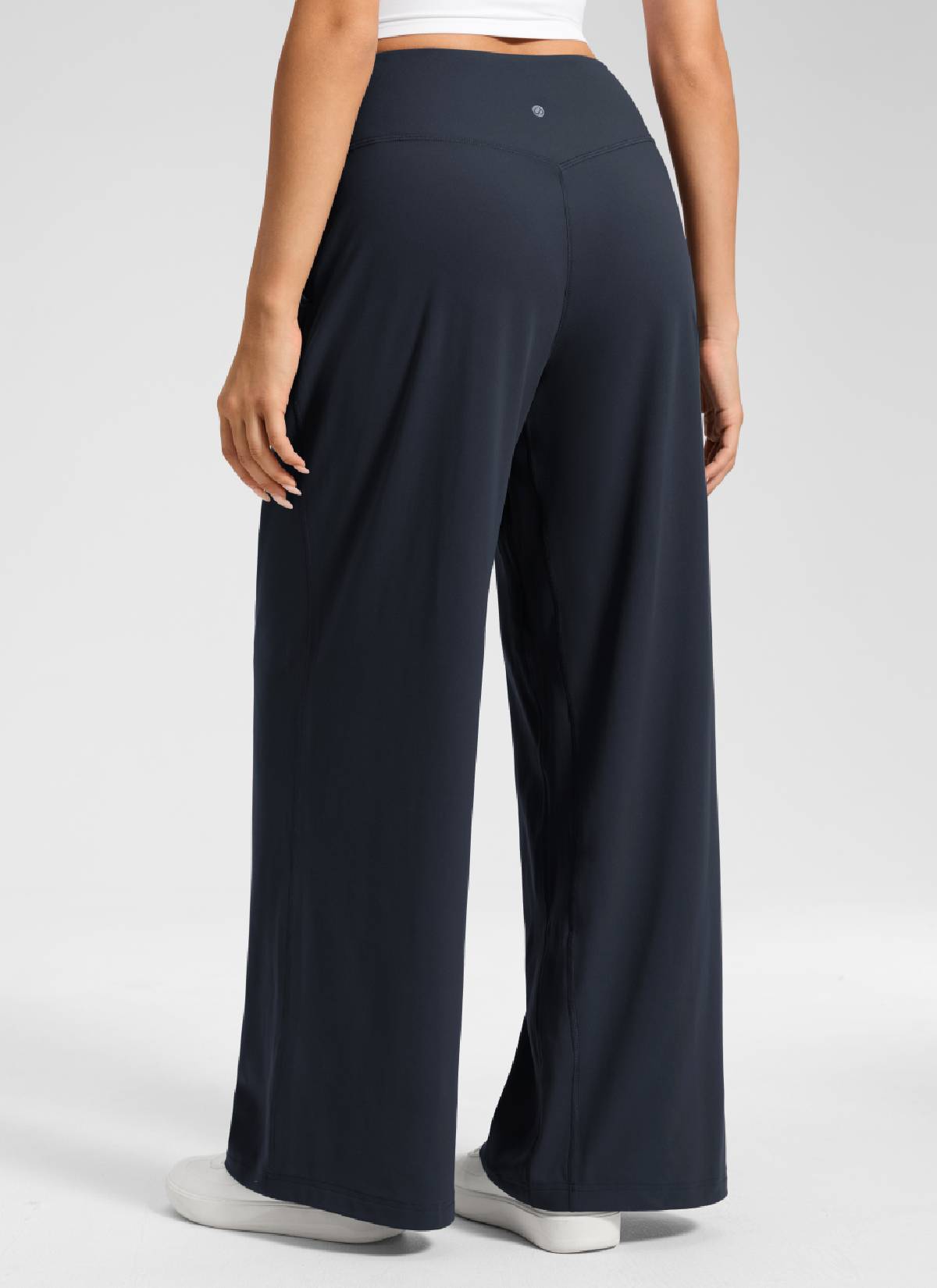 CRZ YOGA Women's Butterluxe Casual High Rise Pocket Wide Leg Pant 30