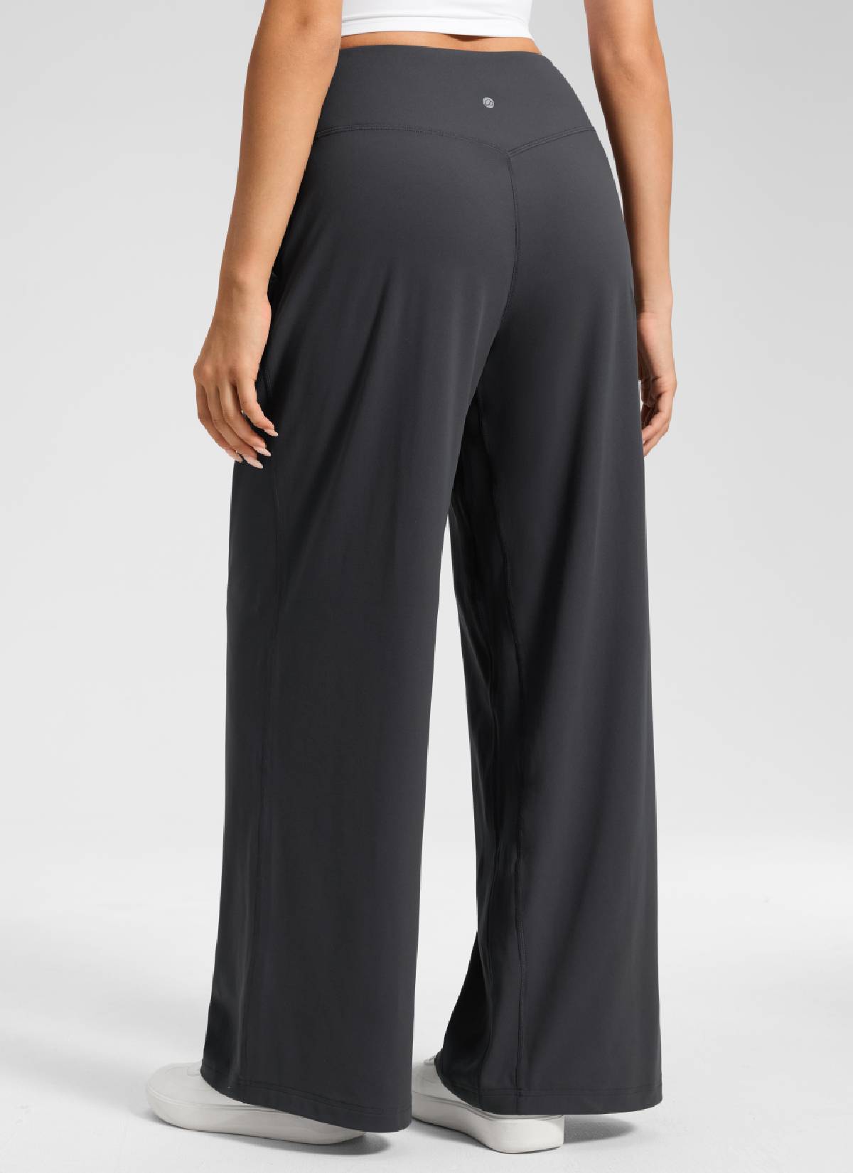 CRZ YOGA Women's Butterluxe Casual High Rise Pocket Wide Leg Pant 30