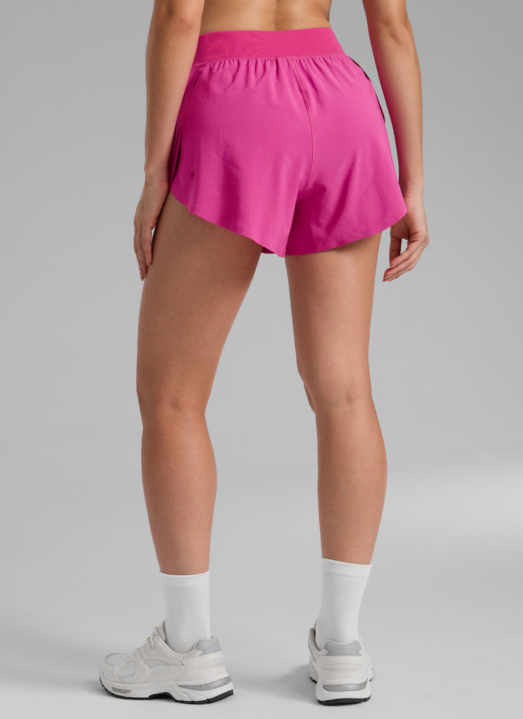 CRZ YOGA Women's Running High Waisted Mesh Lined Shorts Workout Shorts Grey Sage