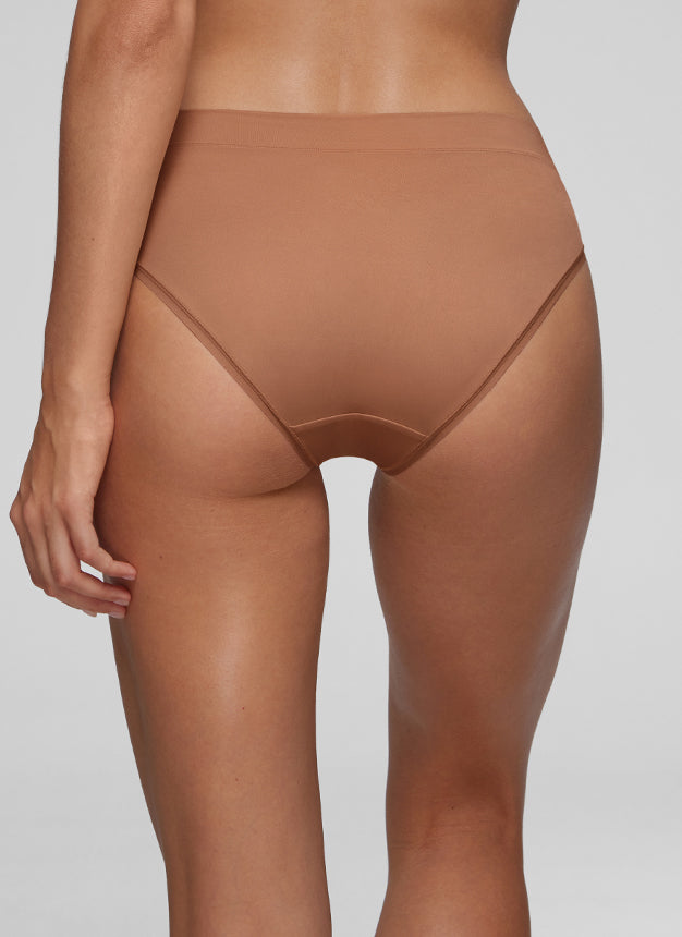 CRZ YOGA Softhold Women High Rise Breathable Bikini Underwear Pack Black 3pack