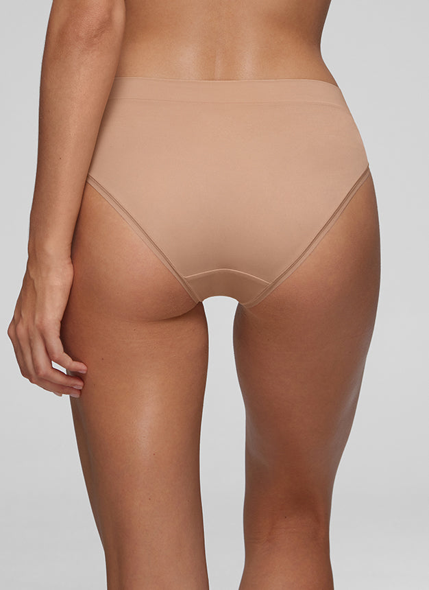 CRZ YOGA Softhold Women High Rise Breathable Bikini Underwear Pack Gravel 3pack