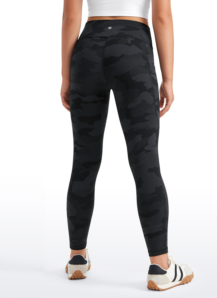 CRZ YOGA Girl's Active Sports Yoga Lounge Butterluxe Yoga Leggings Deep Red