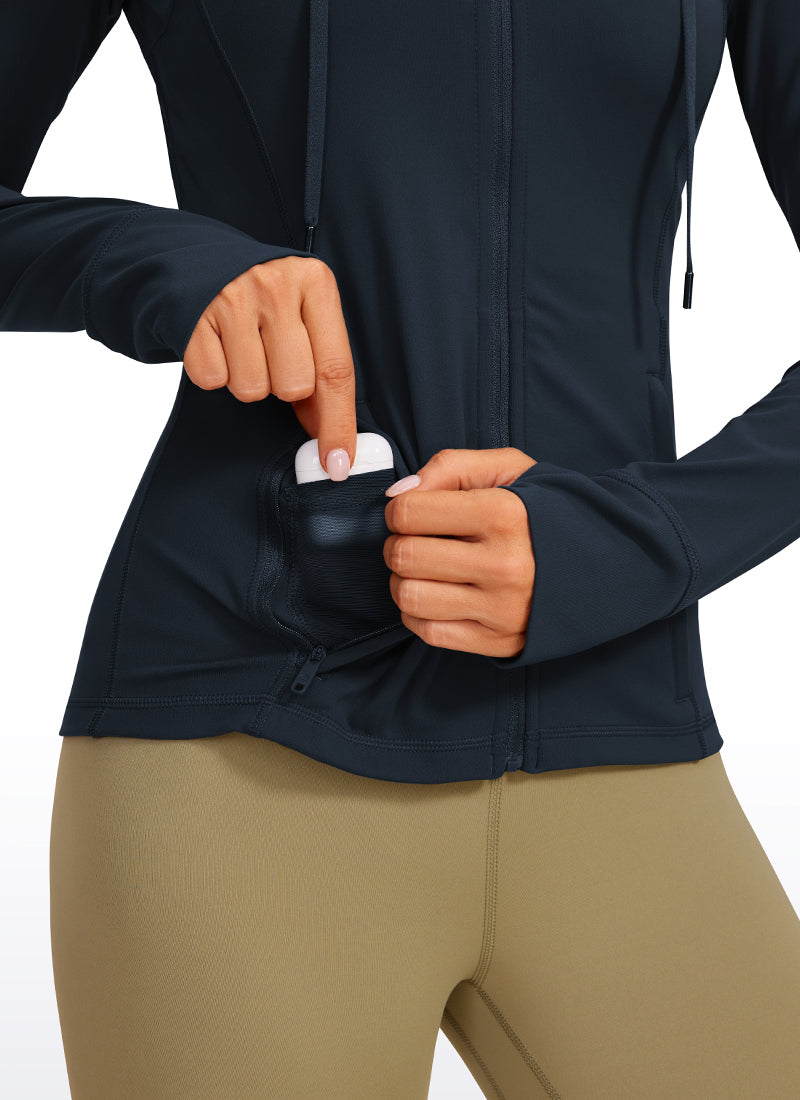 Butterluxe Zip Pocket ThumbHole Hoodie